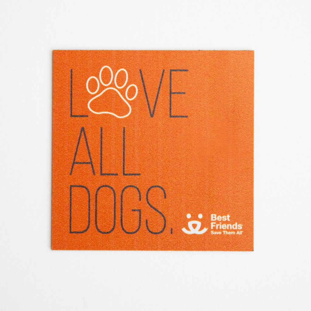 Love All Dogs BFAS sticker