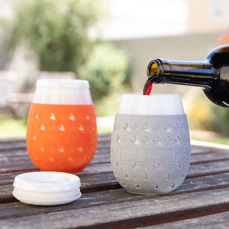 Pouring wine into a Goverre + Best Friends Wine Glass