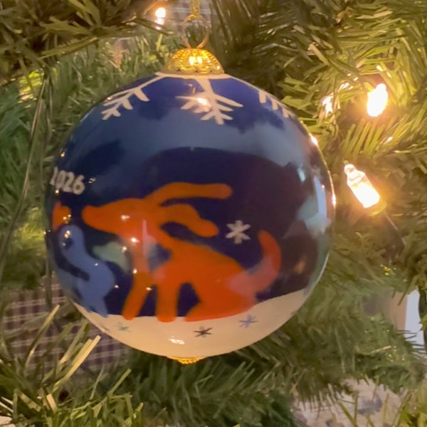 Live action clip of 2026 Ornament