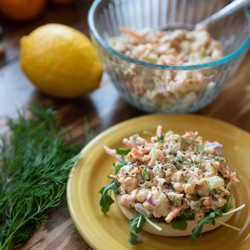 Pictured is the Chickpea Salad, p. 36