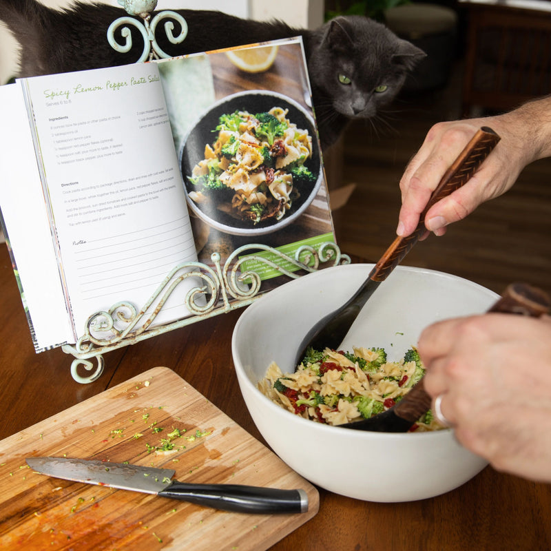 Pictured is the Spicy Lemon Pepper Pasta Salad, p. 34