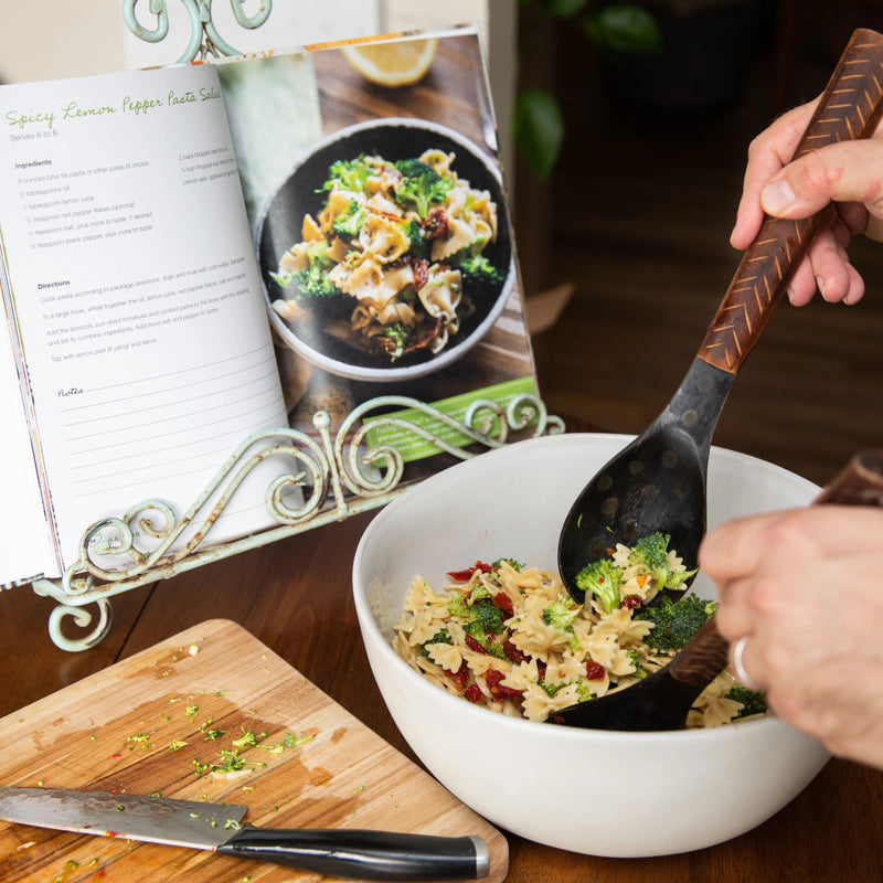 Pictured is the Spicy Lemon Pepper Pasta Salad, p. 34