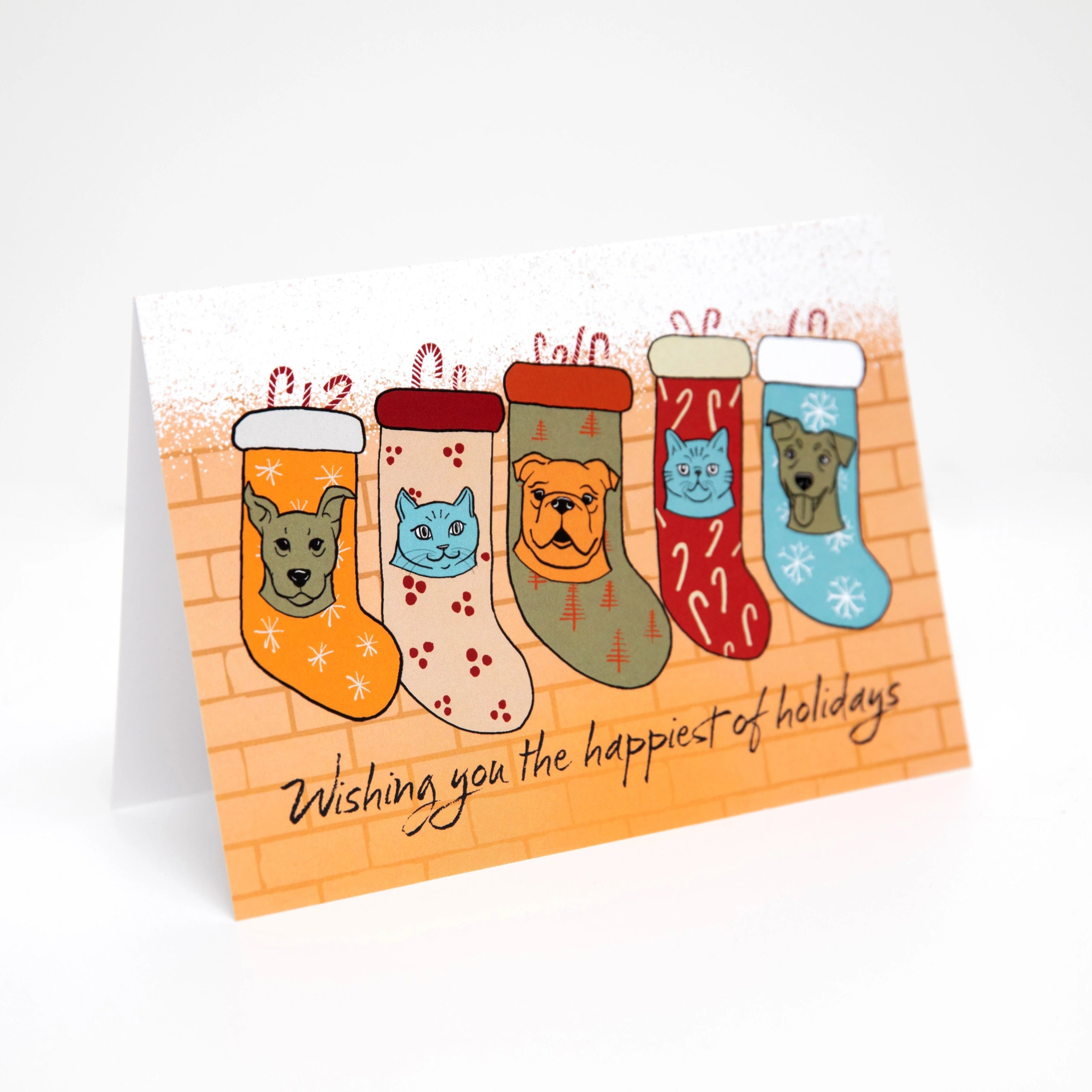 Christmas Stocking Hung Joke Greeting Card for Sale by TheBestStore