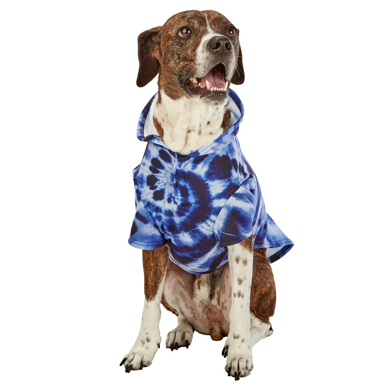 Dog model is wearing size LG