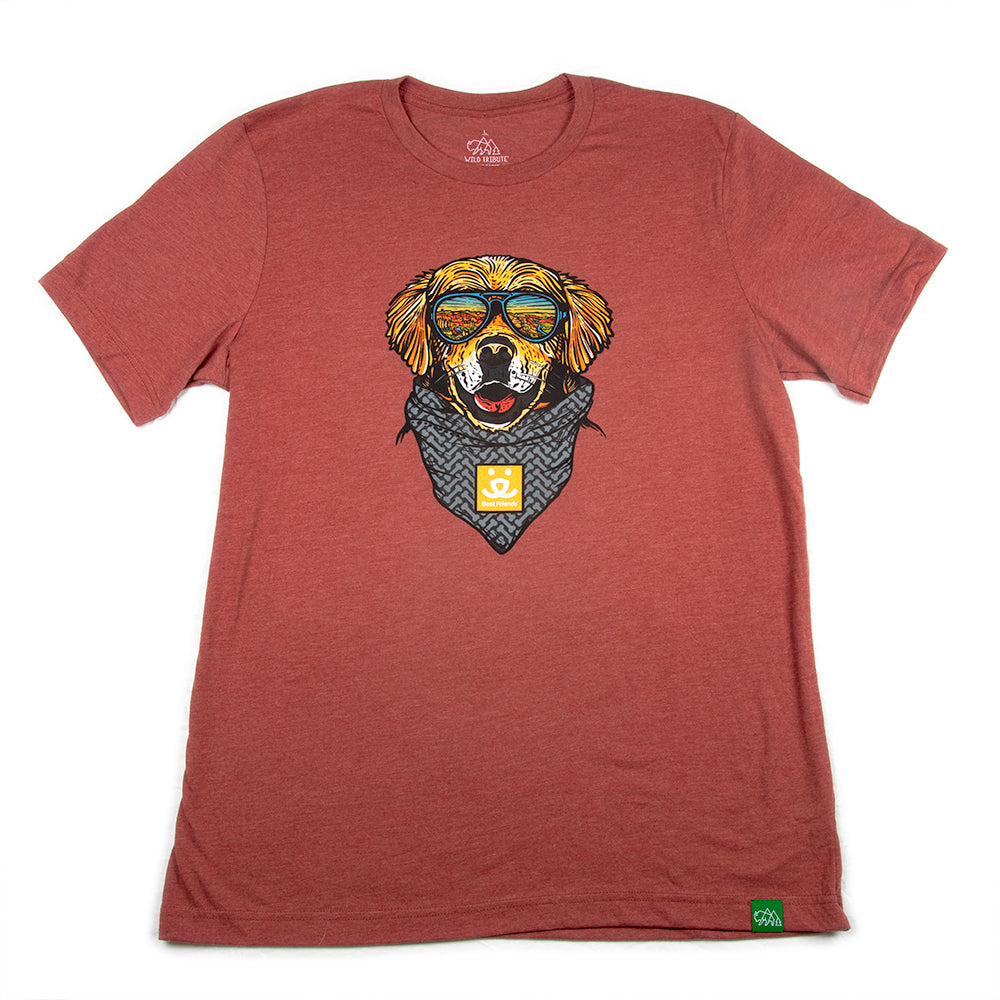 Wild Tribute Dog Design T-Shirt - Main Image