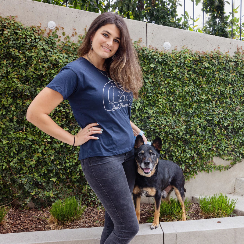 Abagail is wearing size MD