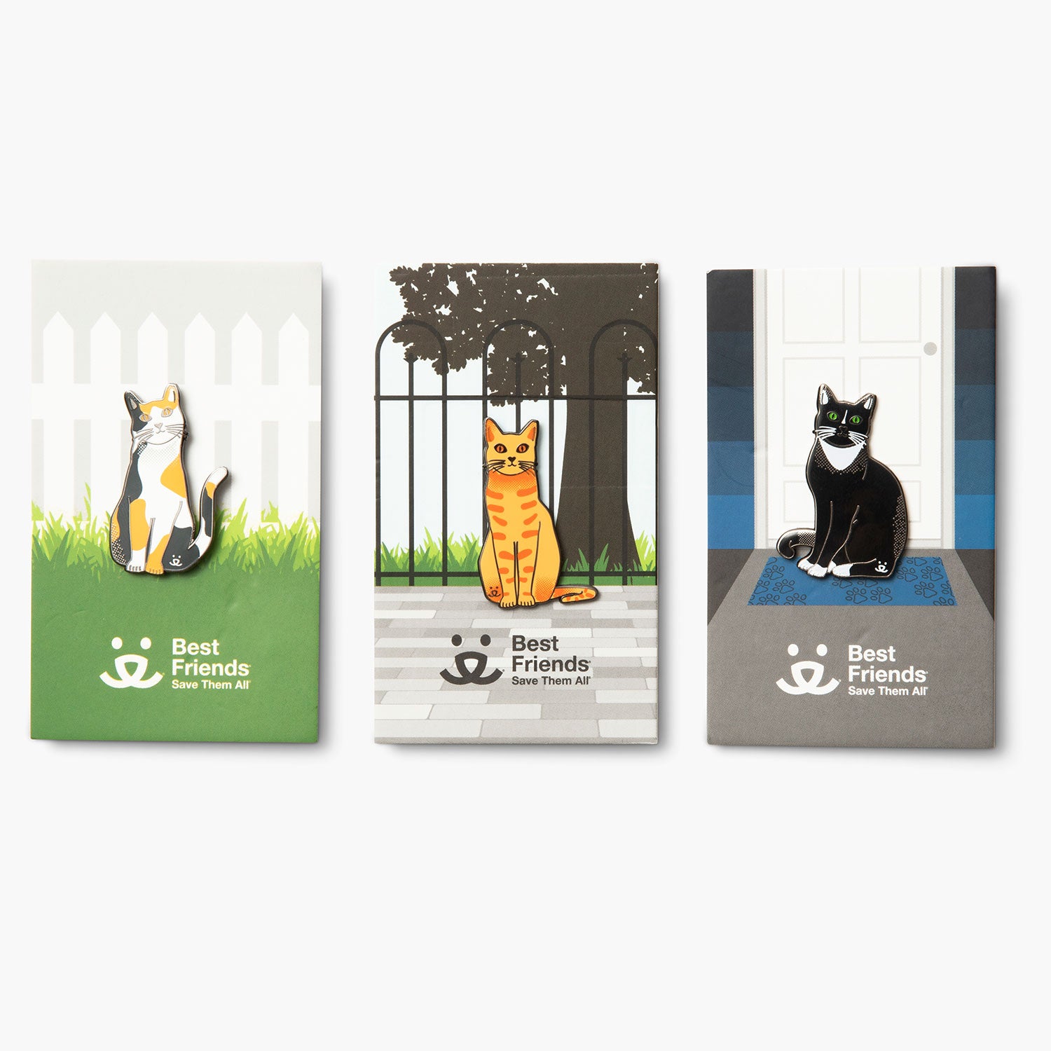 Tri-Color Calico - Cat Pin – Best Friends Store